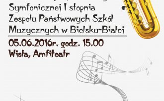 Plakat dotyczący koncertu plenerowego